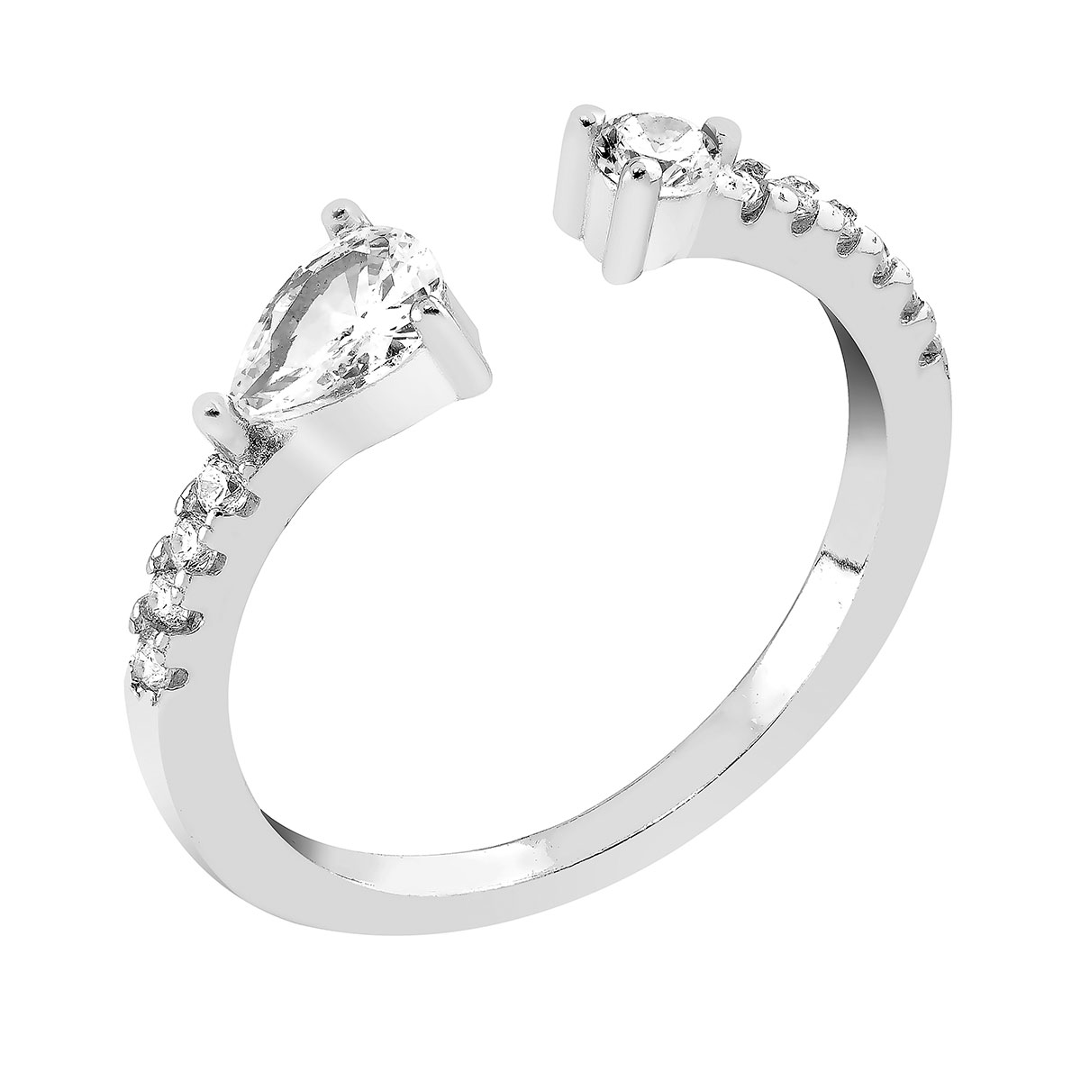 Lykka Casuals silverring öppna 4mm-175