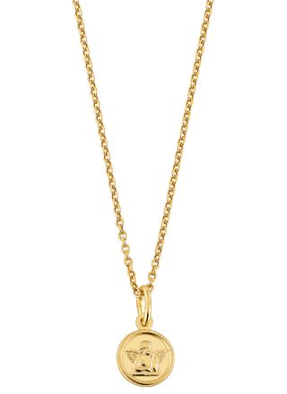 Lykka Symbols dopsmycken ängel guldpläterad 38cm