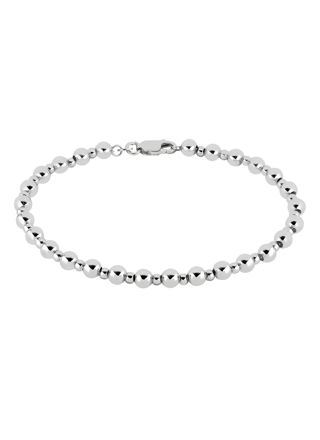 Lykka Casuals silverpärlarmband 20cm