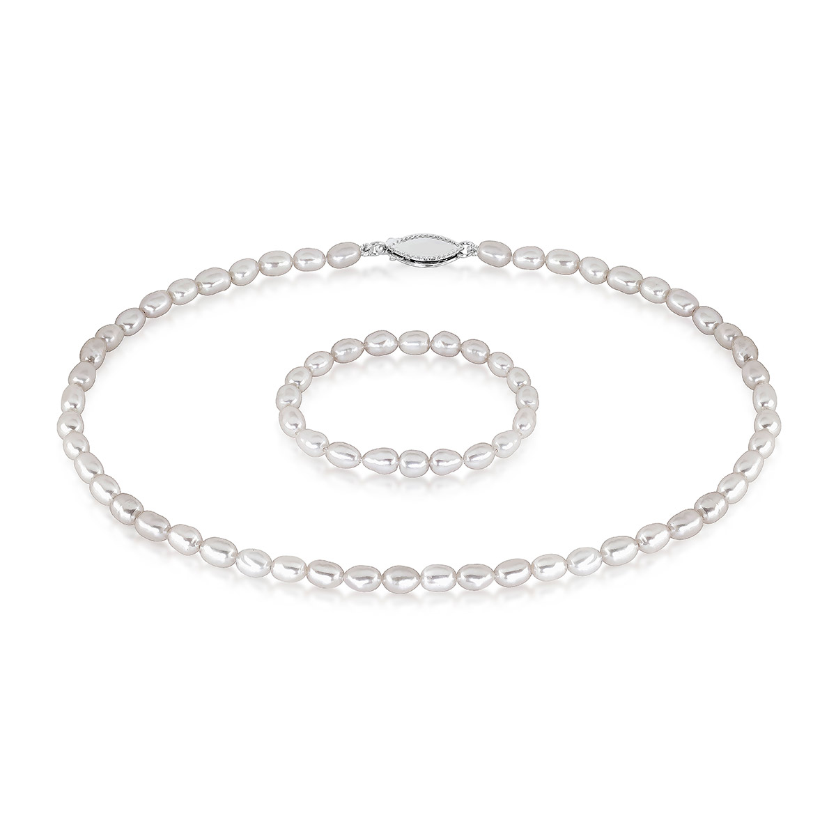 Lykken Pearls doppärlhalsband 30+10cm