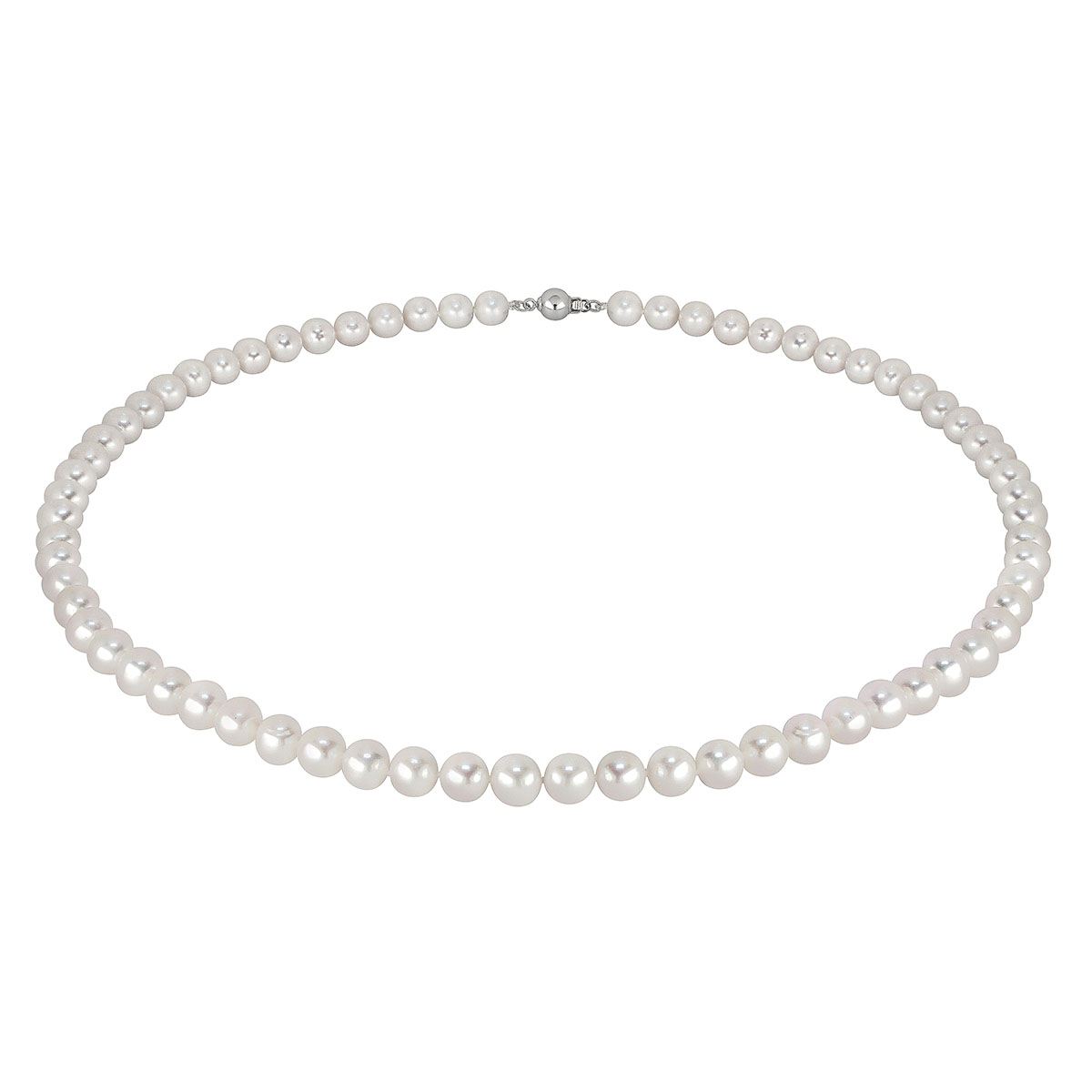 Lykken Pearls sötvattenspärlhalsband 6–7 mm