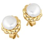 Lykka Pearls guld pärl knut örhängen