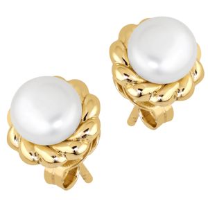 Lykka Pearls guld pärl knut örhängen main product photo