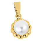 Lykka Pearls pärlhänge knut i gul guld