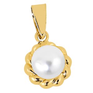 Lykka Pearls pärlhänge knut i gul guld main product photo