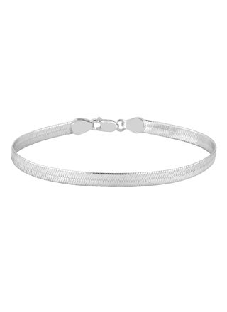Lykka Basics silver herringbone kedjearmband 5,10 mm