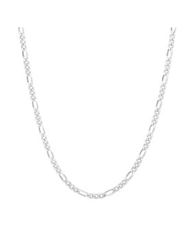 Lykka Basics silver figaro halskedja 2,8 mm