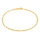 Lykka Basics silver förgyllt boyfriend kedjearmband 2,8 mm 20 cm