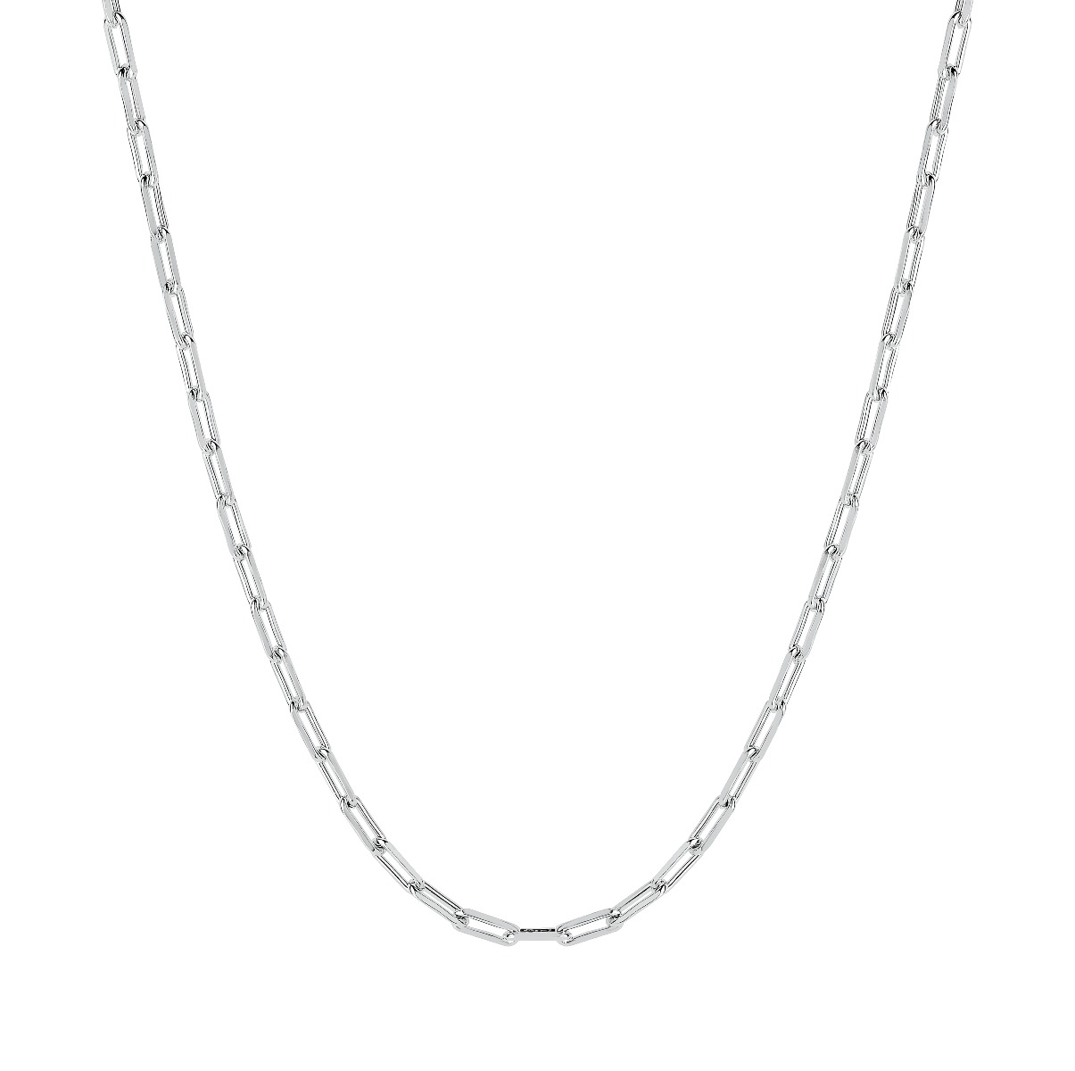 Lykka Basics silver boyfriend halskedja 2,8 mm