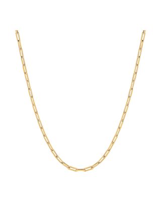 Lykka Basics silver förgylld boyfriend halskedja 2,8 mm