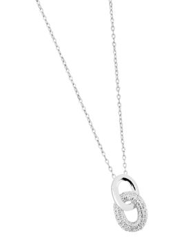 Lykka Casuals oval pave halsband