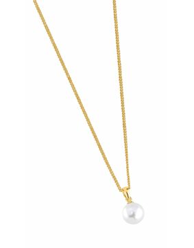Lykken Pearls pärlhalsband förgyllt