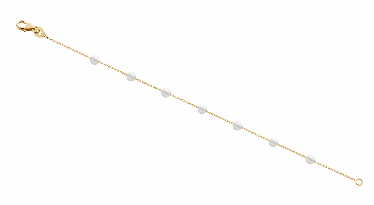 Lykka Pearls pärlarmband förgyllt