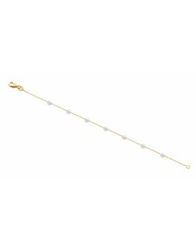 Lykken Pearls pärlarmband förgyllt
