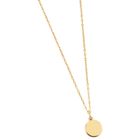 Lykka Casuals Bokstavshalsband med gravyr förgyllt