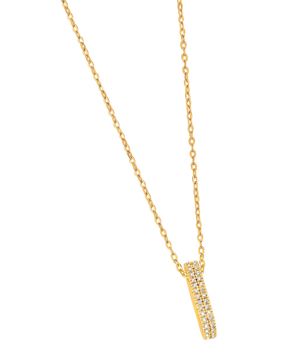 Förgyllt carabiner oval halsband