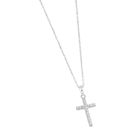 Lykka Crosses korshalsband i silver