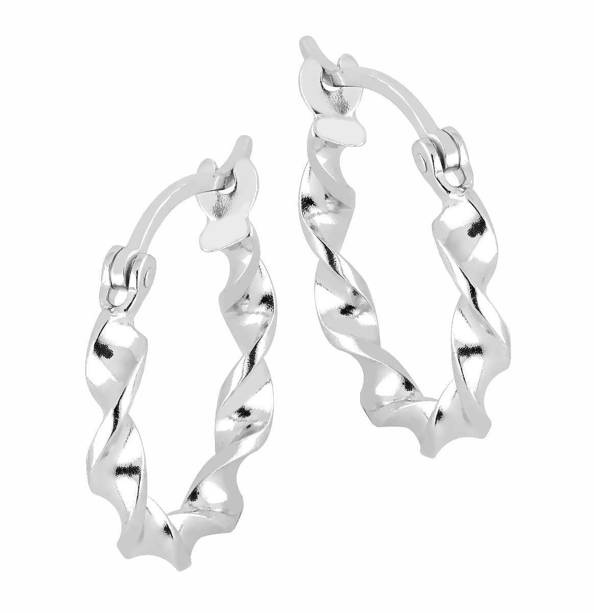 Lykka Casuals twisted creolörhängen