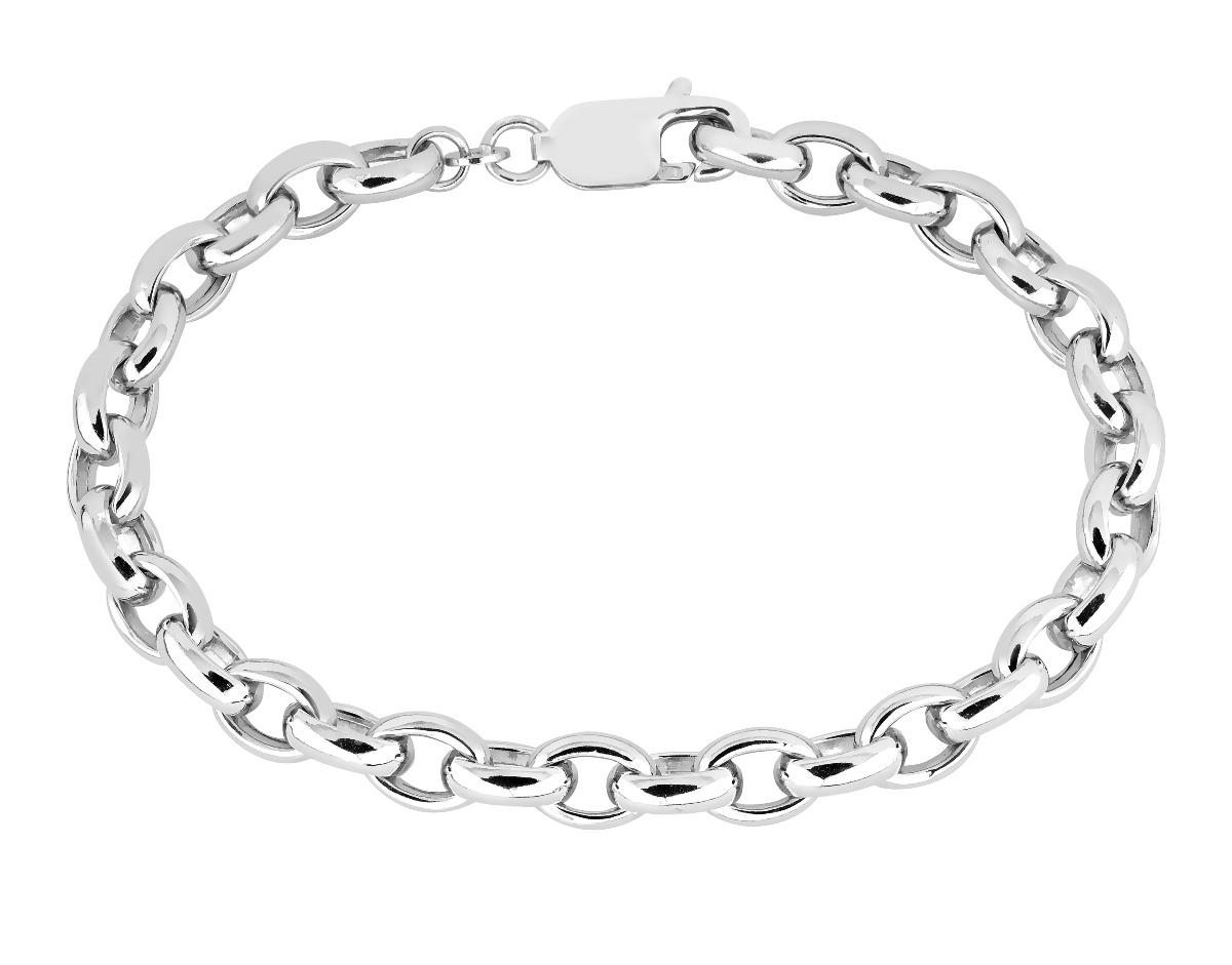 Lykka Basics rolo kedja armband silver