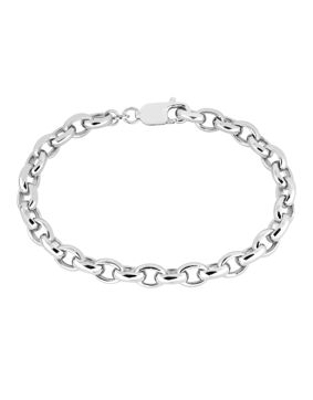 Lykka Basics rolo kedja armband silver