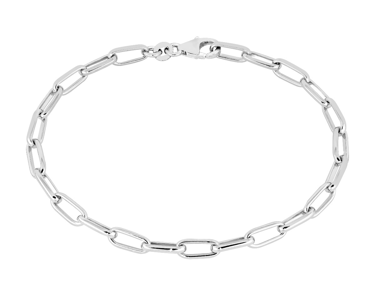 Links silver kedjearmband