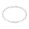 Links silver kedjearmband
