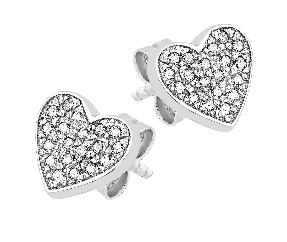 Lykka Hearts pave hjärtörhängen