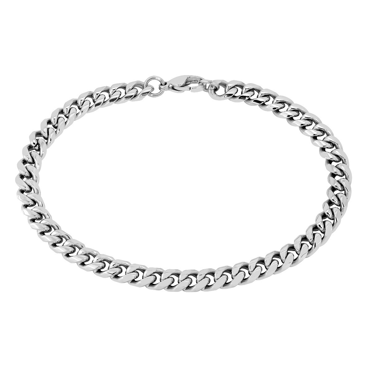 Lykka Strong pansararmband 6 mm silverfärgad