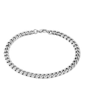 Lykken Strong pansararmband 6 mm silverfärgad