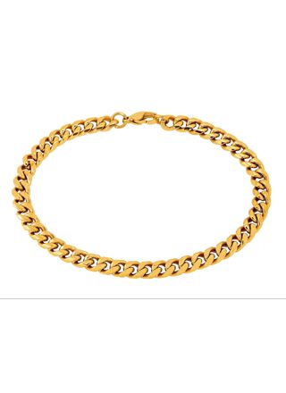 Lykka Strong pansararmband 6 mm guld