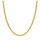 Lykka Strong stål pansarhalsband 6 mm guldfärgat