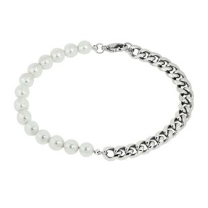 Lykka Strong pansararmband 7 mm half pearl  main product photo