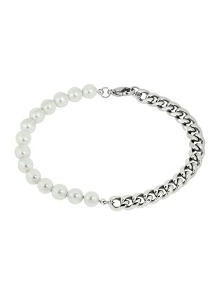 Lykka Strong pansararmband 7 mm half pearl