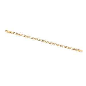 Lykka Strong figaro armband stål guldfärgat 20.5 cm main product photo