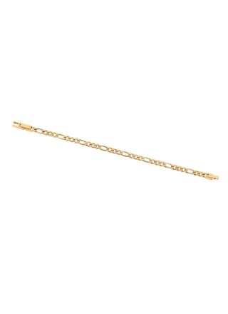 Lykka Strong figaro armband stål guldfärgat 20.5 cm