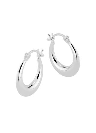 Lykka Casuals chunky silverhoops 19 mm
