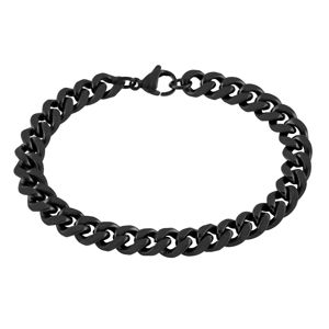 Lykka Strong stål pansararmband 8 mm mattsvart  main product photo