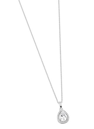 Lykka Casuals halo dropp silverhalsband 42+3 cm