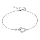 Lykka Hearts hjärt och evighetssymbol silverarmband 17+3cm
