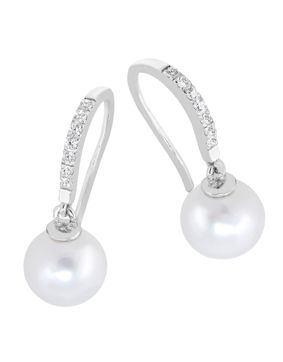 Lykken Pearls pärlörhängen silver