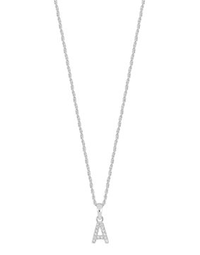 Lykken Symbols silver bokstavshalsband