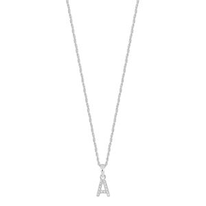 Lykka Symbols silver bokstavshalsband  main product photo