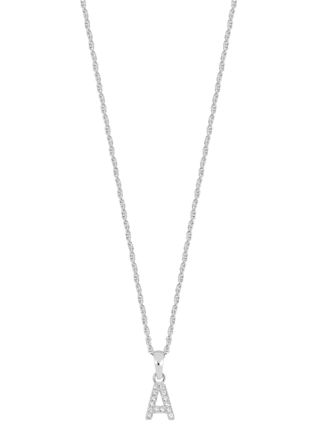 Lykka Symbols silver bokstavshalsband