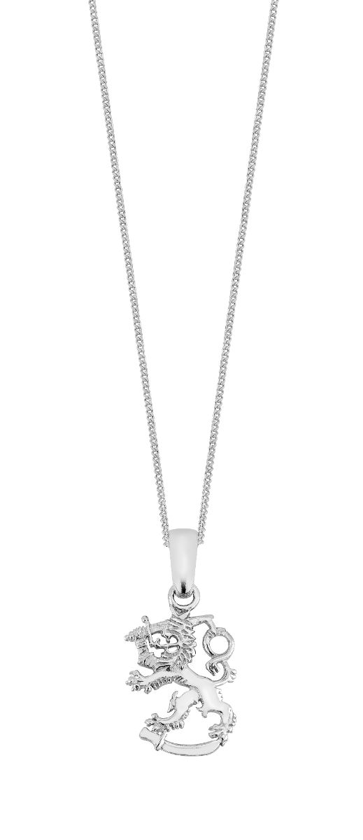 Lykka Symbols Finska lejonet silverhalsband 50cm