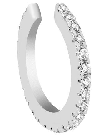 Lykka Casuals ear cuff örhänge med zirkoniastenar 14mm