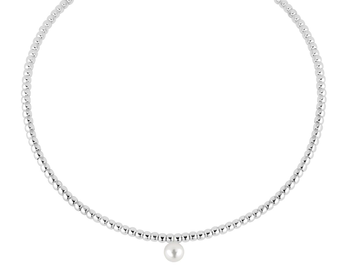 Lykka Casuals silver kultrådhalsband 45 cm