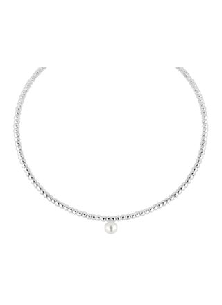 Lykka Casuals silver kultrådhalsband 45 cm