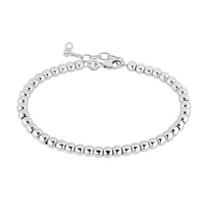 Lykka Casuals silver kultrådarmband 4mm 16+3cm  main product photo