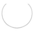 Lykka Casuals silver kultrådhalsband 4 mm 42 + 3 cm