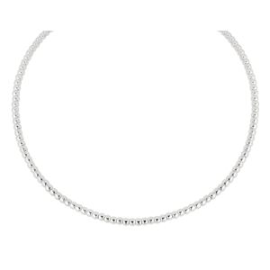 Lykka Casuals silver kultrådhalsband 4 mm 42 + 3 cm  main product photo